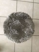 Pouf coffre moumoute années 70