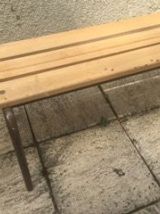 Banc écolier vintage p