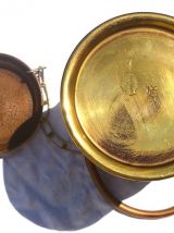 bidon  cuivre et laiton , vintage