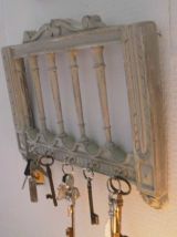 support mural à clés SHABBY CHIC