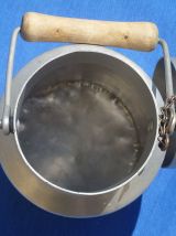 bidon  a lait en  aluminium , vintage