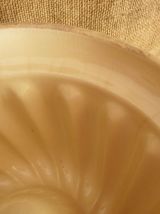 Moule à Kougelhopf, kouglof, bleu à décor floral