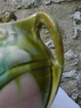 Jardinière en barbotine années 1900 -ART NOUVEAU