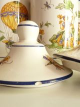 Série de pots en céramique, Sucre, Thé et Café