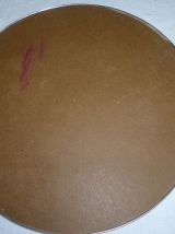 Plateau miroir et inox vintage