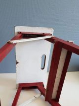 escabeau bois et métal 2 marches pliable et portable 