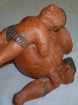 Vase tripode (style précolombien) vintage Mexique