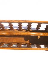 porte  revues  en bois massif , vintage