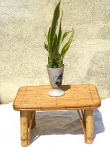 petite  table  ou banc  en bambou , vintage