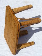 petite  table  ou banc  en bambou , vintage