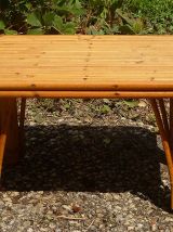 petite  table  ou banc  en bambou , vintage
