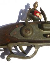 pistolet a  silex de  décoration , vintage