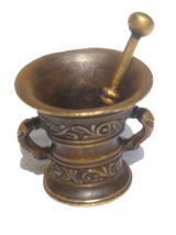 mortier  et  pilon  ancien  ,  vintage