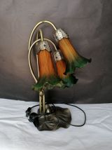 Lampe style art déco 3 tulipes