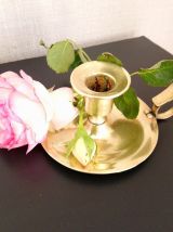 Bougeoir laiton "rat de cave" 