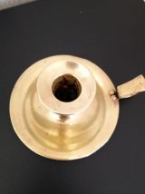 Bougeoir laiton "rat de cave" 