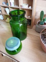 Bocal bouteille en verre 