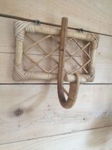 Patère en rotin 