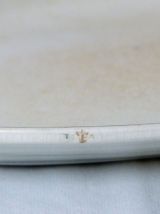 Plat de service ovale 