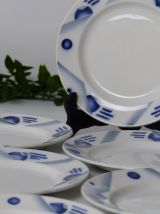 6 Assiettes à dessert 