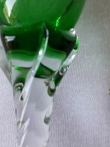 lot de 4 verres a goutte sur pieds