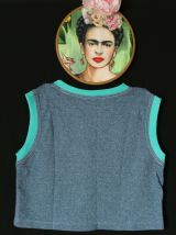 Crop Top Le  coq sportif  Vintage 80 Débardeur 42