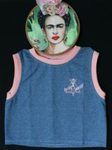 Crop Top Le  coq sportif  Vintage 80 Débardeur 42