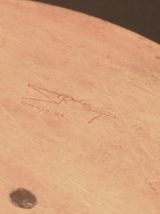 Plateau à Fromage Français Rétro 1970 Bois et Verre