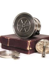 Ensemble Filtre Tasse pour Café et Sucrier en Métal Argenté