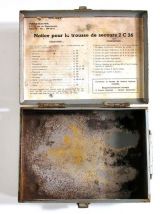 Boite Métal 1er Secours Rétro 1950
