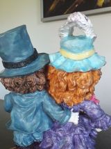 Couple en résine vintage