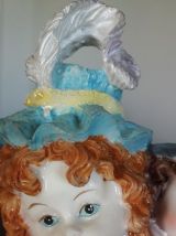 Couple en résine vintage