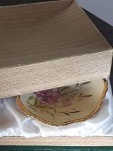 Ancien coffret beurrier en porcelaine