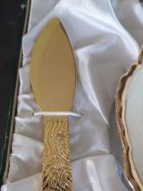 Ancien coffret beurrier en porcelaine