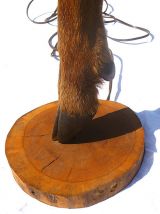 lampe a  poser, patte  de  chevreuil , vintage