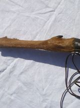 lampe a  poser, patte  de  chevreuil , vintage