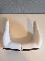 serre-livres mains en résine blanc mat des années 80