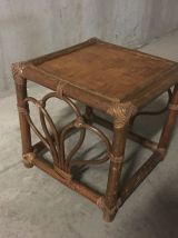 Chevet en rotin « peacock » années 60