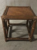 Chevet en rotin « peacock » années 60