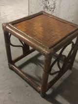 Chevet en rotin « peacock » années 60