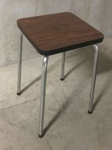 Tabouret en formica années 70