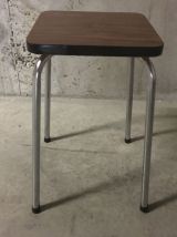 Tabouret en formica années 70