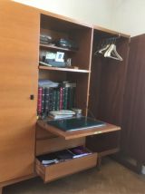 Armoire penderie secrétaire commode vintage années 50-60 