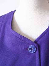 Mini robe violette Mod GoGo Twiggy sixties vintage 60's