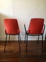Duo de chaise et fauteuil vintage des années 50