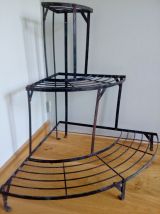 Étagère d'angle présentoir porte-plantes de fleuriste en fer