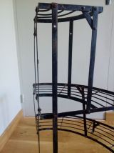 Étagère d'angle présentoir porte-plantes de fleuriste en fer