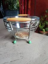 saladier punch cocktails support métal 