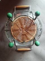 saladier punch cocktails support métal 