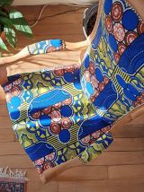 Fauteuil Voltaire tapissé en wax